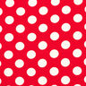 Tecido crepe Polka Dots [2,5 cm] – vermelho,  thumbnail number 1