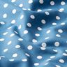 Popelina de algodão pintas grandes – azul ganga/branco,  thumbnail number 2