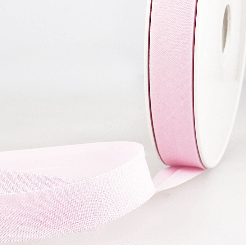Fita de viés Polycotton [20 mm] – rosa-claro,  image number 1