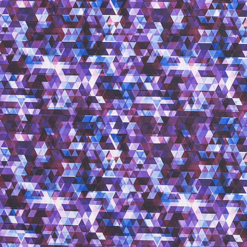 Softshell Triângulos coloridos Impressão Digital – uva,  image number 1