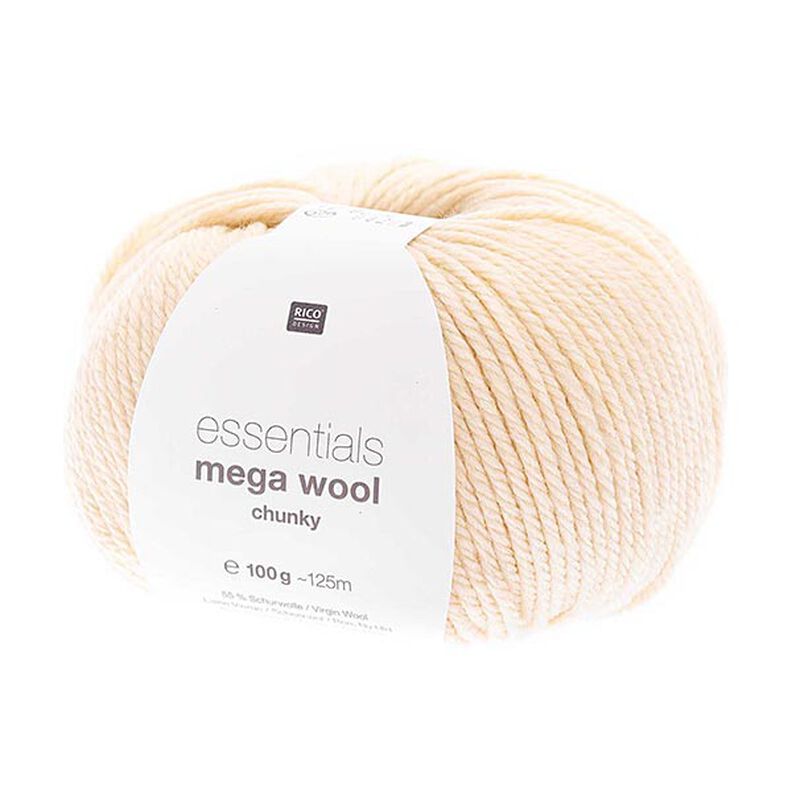 Essentials Mega Wool chunky | Rico Design – cor de areia,  image number 1