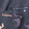 Jersey de algodão Unicórnios – azul-marinho,  thumbnail number 3