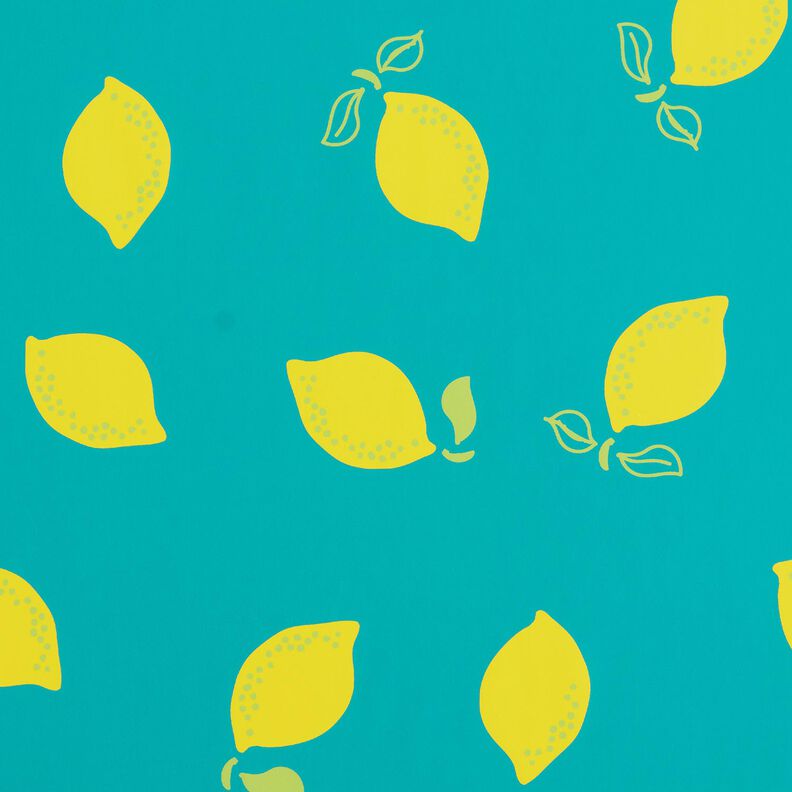 Tecido para impermeáveis Limões – hortelã-pimenta/amarelo-limão,  image number 1