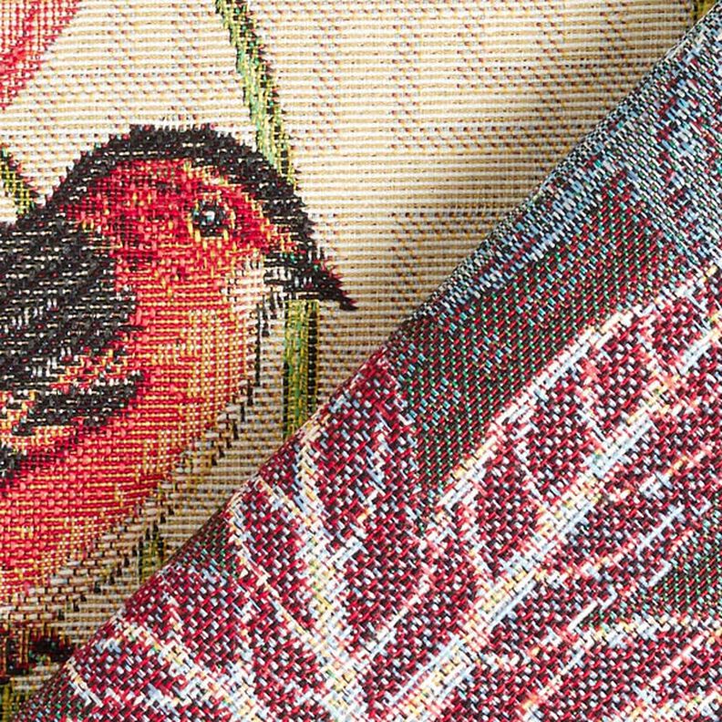 Tecido para decoração Gobelina Pássaros – natural,  image number 7