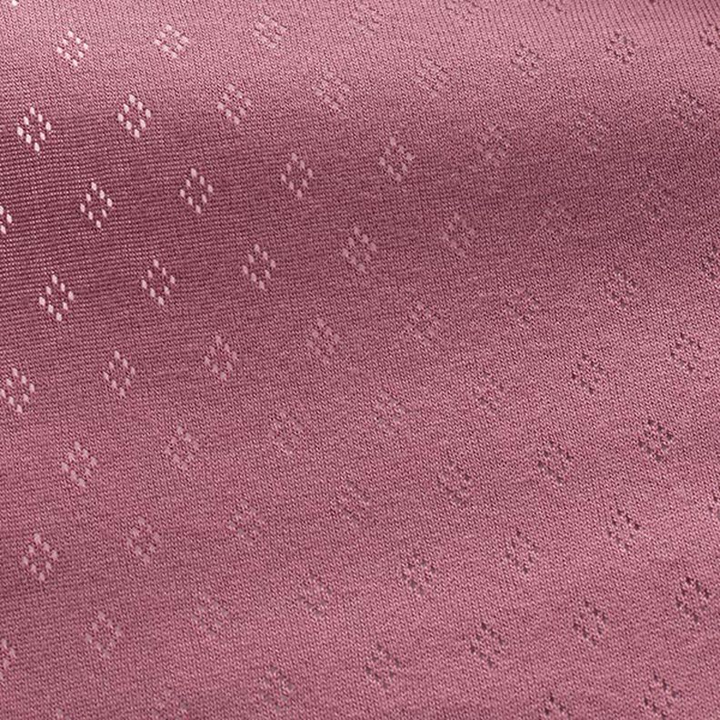 Jersey malha fina com padrão perfurado – púrpura média,  image number 1