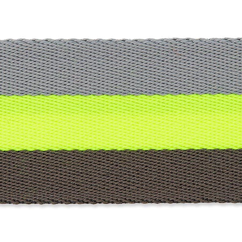 Cinto para bolsas Néon [ 40 mm ] – amarela néon/cinzento,  image number 1