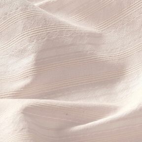 Mistura de algodão Riscas Enrugado – rosé, 