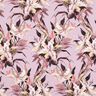 Jersey de algodão Lírios grandes Impressão digital – púrpura média/greige | Retalho 60cm,  thumbnail number 1