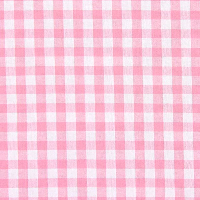 Tecido de algodão Vichy - 1 cm – rosa,  image number 1