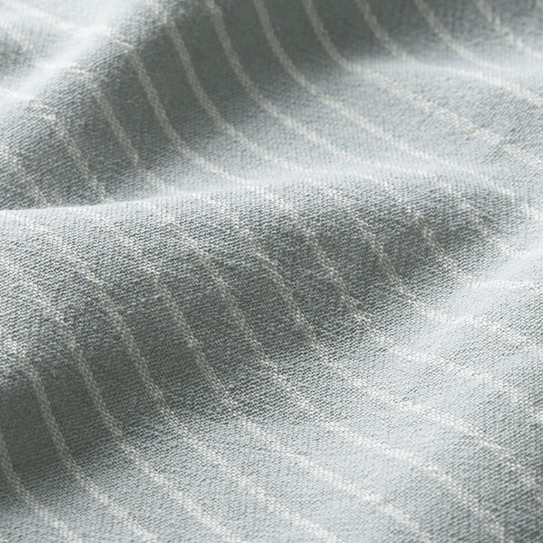 Tecido para blusas Mistura de algodão Riscas largas – cinzento/branco sujo,  image number 2