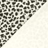 Tecido aveludado elástico Leopardo-das-neves – marfim/preto,  thumbnail number 4