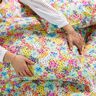 Tecido de algodão Popelina Flores coloridas – lavanda/azul,  thumbnail number 6
