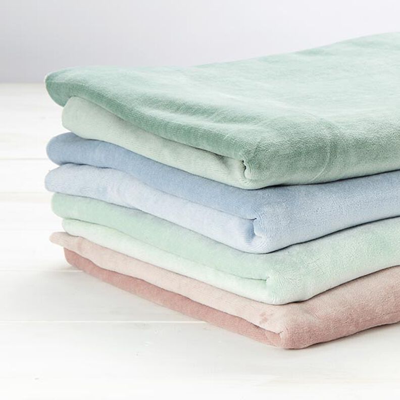 Tecido aveludado Nicki Liso – verde escuro,  image number 5