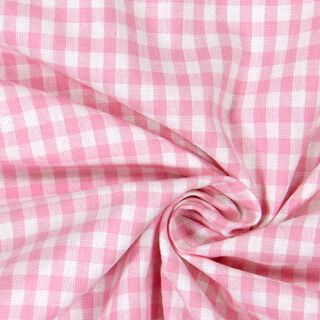 Tecido de algodão Vichy - 0,5 cm – rosa, 