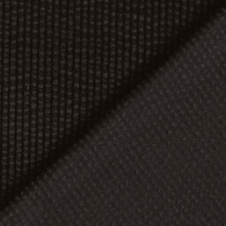 Bombazine larga Bubble Liso – preto,  image number 3