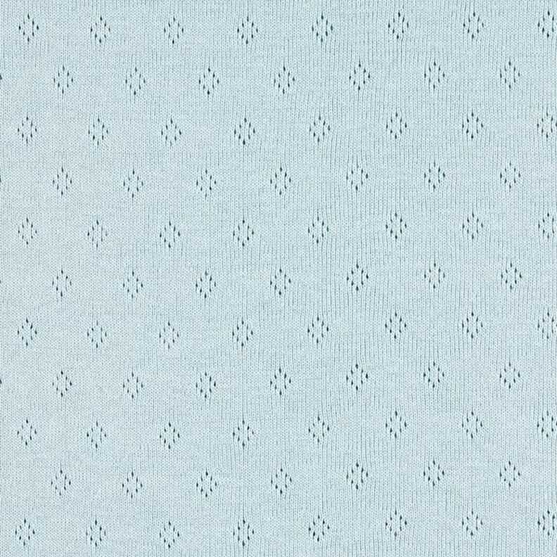 Jersey malha fina com padrão perfurado – azul claro,  image number 1
