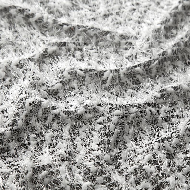 Fio de efeito de tecido de malha – preto/branco,  image number 2