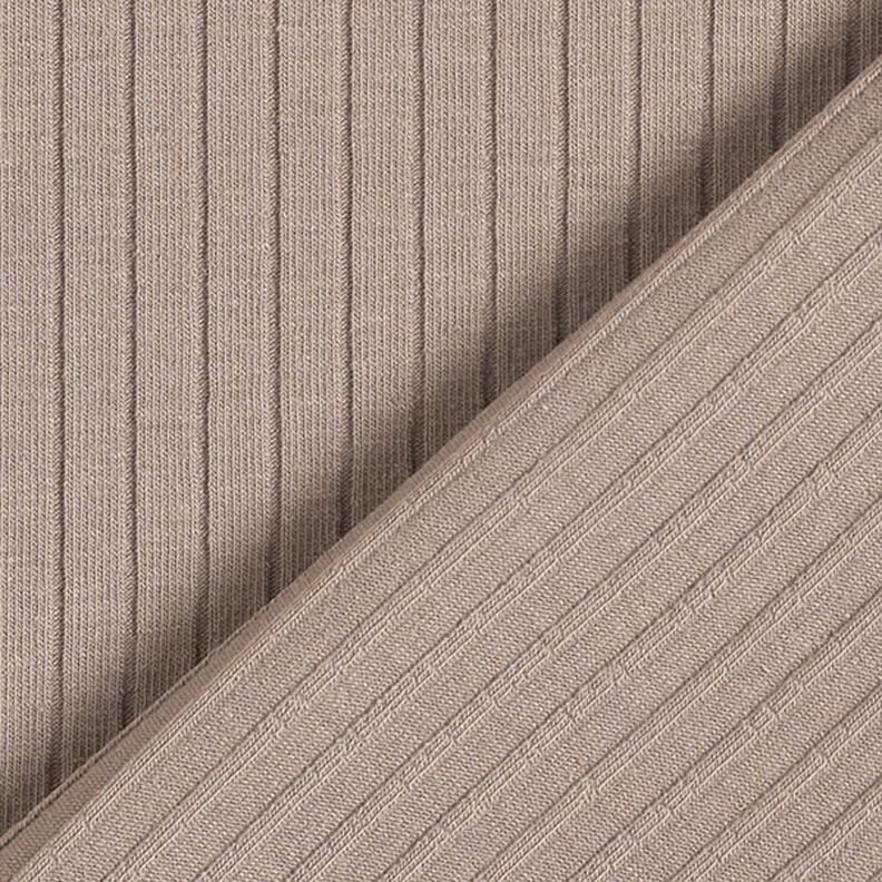 Jersey canelada lisa – castanho médio,  image number 5