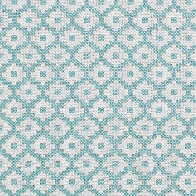Tecido para exteriores jacquard Losangos – menta,  image number 1