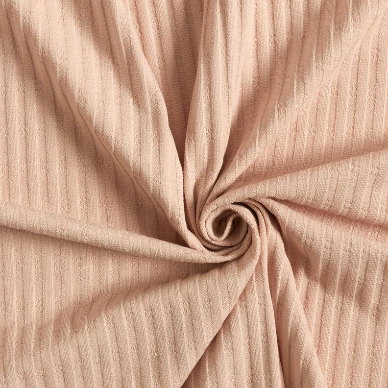 Jersey canelado Padrão tricotado – bege,  image number 3