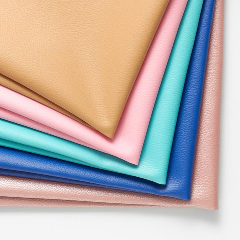 Imitação de pele Metálico – menta,  image number 4