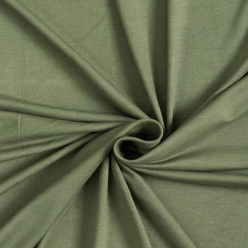 Jersey de verão Viscose Médio – oliva escura,  image number 1