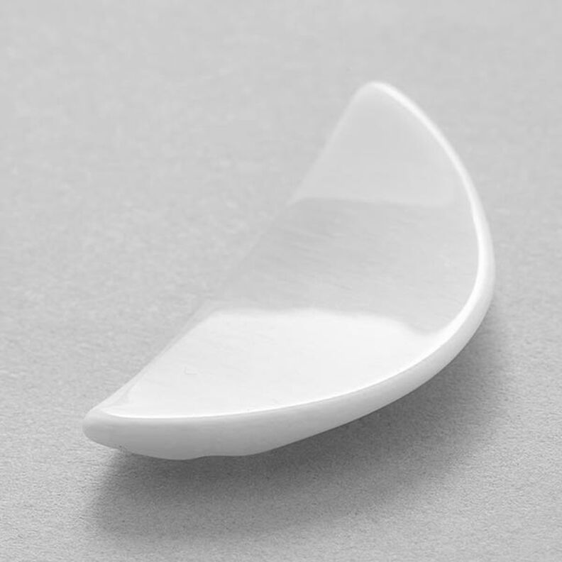 Botão de pé com canal [ 55 mm ] – branco,  image number 1