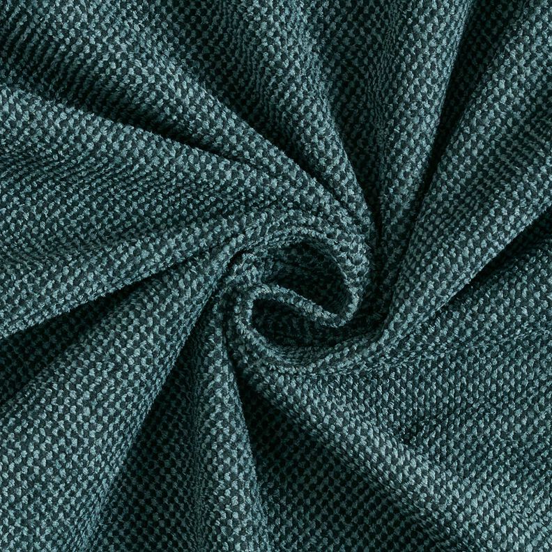 Tecido para estofos Melange macio – pinheiro azul,  image number 1