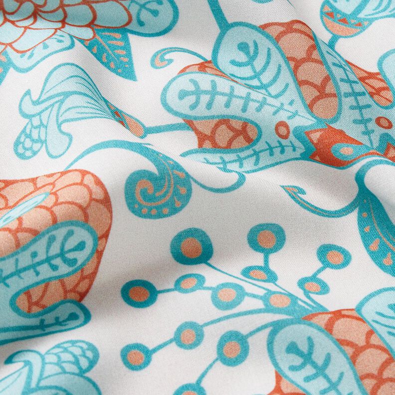 Viscose Voile Ibiza Flores – bege claro,  image number 6