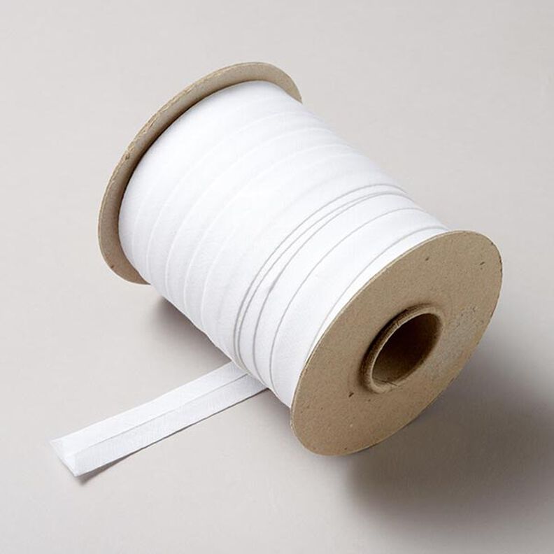 Fita de viés em algodão 70m – branco,  image number 1