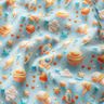 Popelina de algodão Espaço Impressão Digital – azul claro,  thumbnail number 2