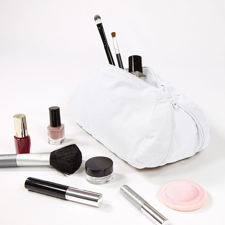 PUL Jersey de algodão monocromático – branco,  image number 6