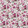 Popelina de algod&atilde;o Rosas selvagens &ndash; branco/malva,  thumbnail number 1