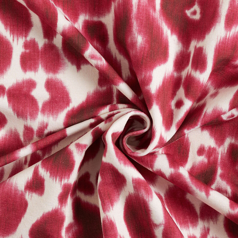 GOTS French Terry Padrão Leo Batik | TCC x LOOKS by Wolfgang Joop – baga/creme,  image number 5