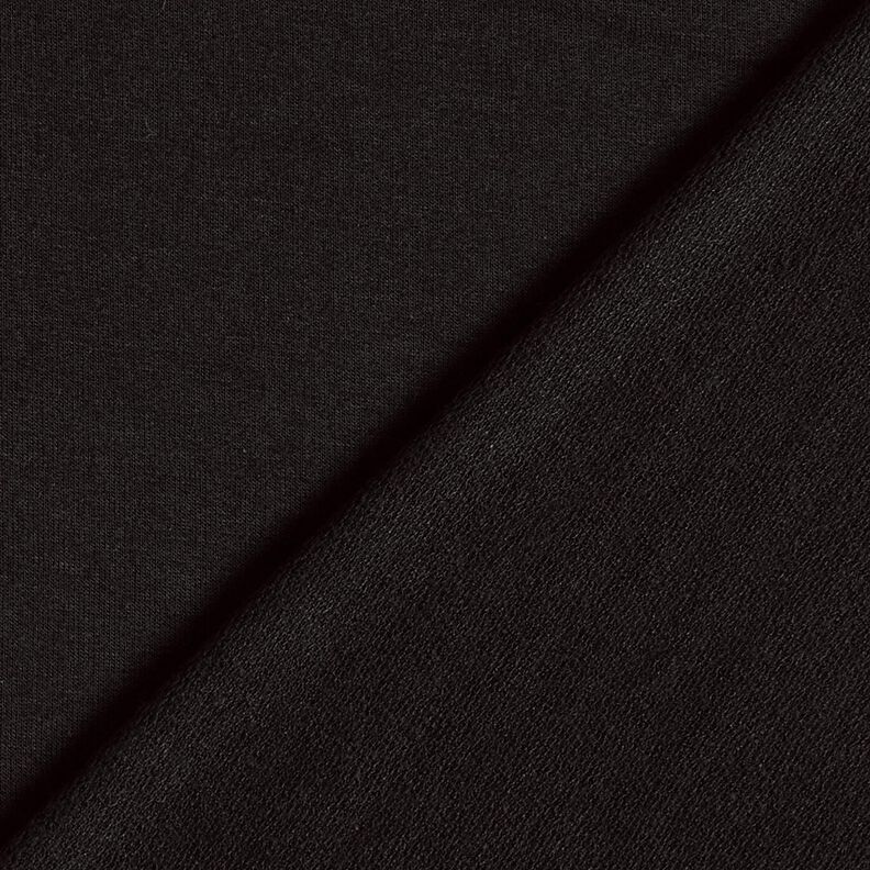 LENZING™ ECOVERO™ French Terry leve – preto,  image number 3