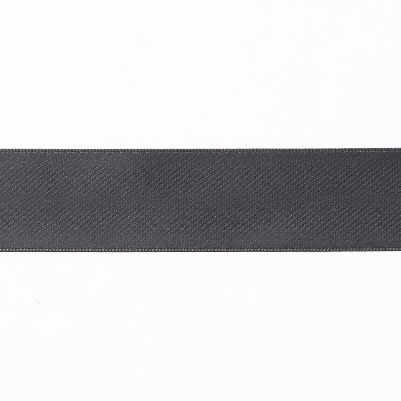 Fita de cetim [25 mm] – cinzento escuro,  image number 1