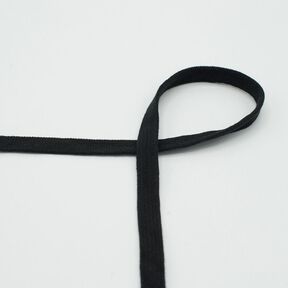 Cordão plano Camisola com capuz Algodão [15 mm] – preto, 