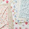 Jersey de algodão Flores em aguarela Impressão Digital – marfim/azul claro,  thumbnail number 5