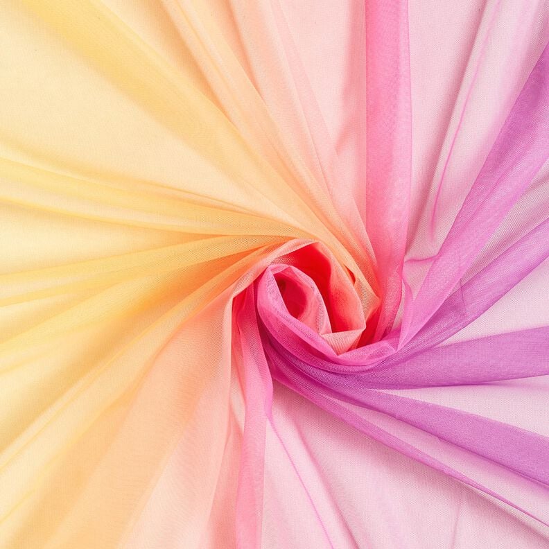 Softmesh Grada&ccedil;&atilde;o em arco-&iacute;ris &ndash; p&uacute;rpura m&eacute;dia/laranja-p&ecirc;ssego,  image number 4