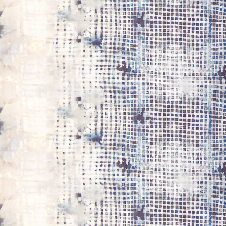 GOTS Cambraia de algodão Tecido com orla Xadrez com gradação de cor | TCC x LOOKS by Wolfgang Joop –,  image number 1