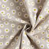 Tecido para decoração Meio linho Panamá Margaridas pequenas – natural/branco,  thumbnail number 3