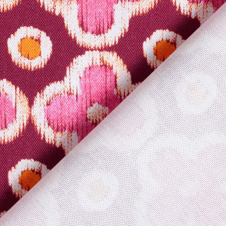 Tecido para decoração Lona Look bordado – bordô/pink,  image number 4