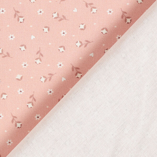 Tecido de algodão Popelina Florzinhas – rosa embaçado,  image number 4
