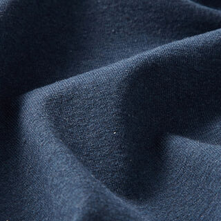 Jersey reciclado Mistura de algodão – azul ganga, 