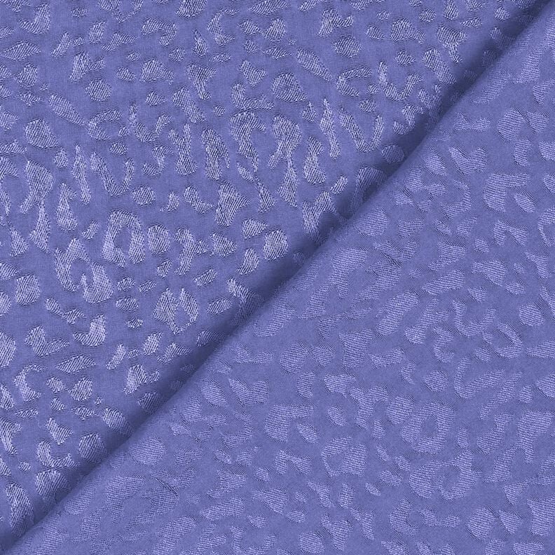 Tecido de viscose Padrão Leo – azul violeta,  image number 6