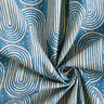 Tecido para decoração Meio linho Panamá Arcos – azul real/natural,  thumbnail number 3