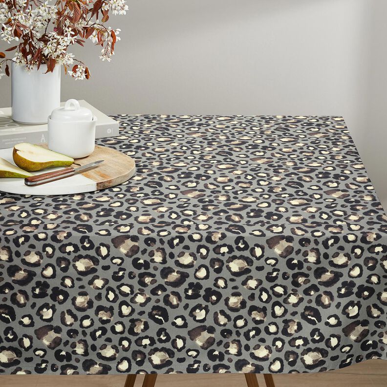 Tecido para decoração Lona Sarapintas Leo – elefante cinzento/preto,  image number 6