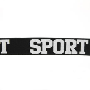 Elástico Sport – preto/branco, 