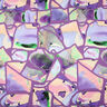 Cetim de algodão Resonate Neon | Nerida Hansen – vermelho violeta médio,  thumbnail number 1