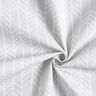 Tecido para decoração Meio linho Panamá Padrão de setas – cinzento claro,  thumbnail number 5